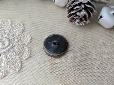 画像3: フランスアンティーク  ゴールドメタルボタン 26mm (3)
