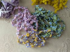 画像1: フランスヴィンテージ　ロココリボン 3色セット (1)