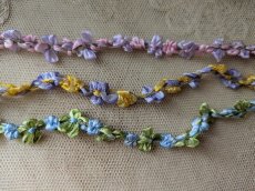 画像2: フランスヴィンテージ　ロココリボン 3色セット (2)