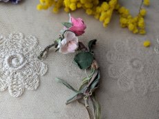 画像3: フランスヴィンテージ　小さな布花3つセット (3)