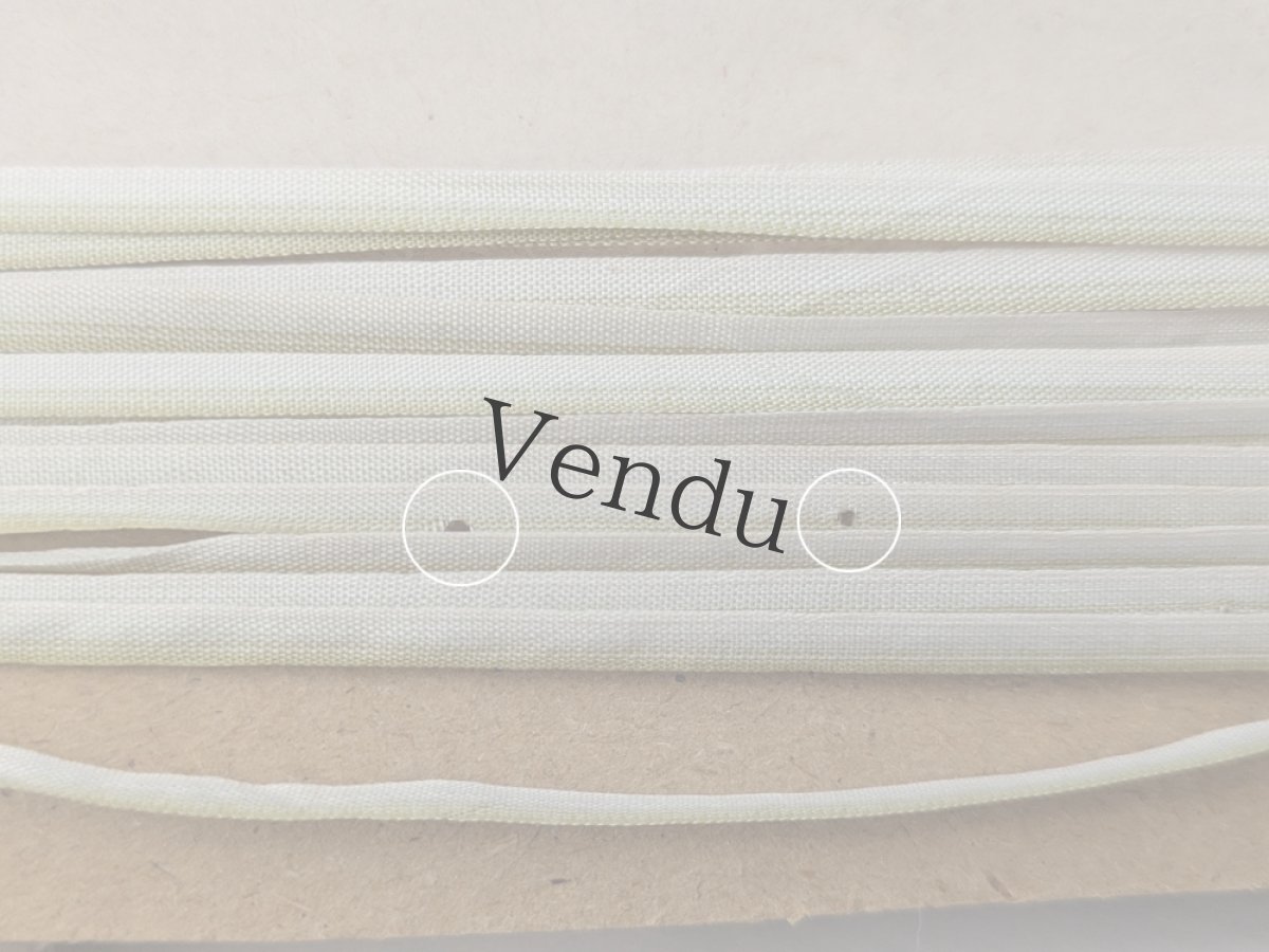 画像6: フランス 1900年前後  台紙巻きリボン刺繍用シルクリボン グリーングラデ 656cm (6)