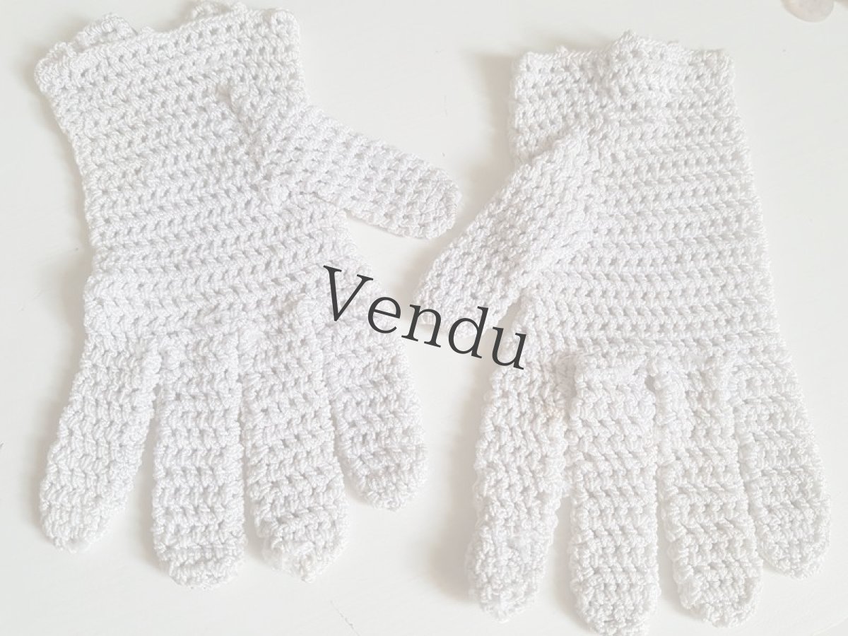 画像5: アンティーク　ちいさな手袋 (5)