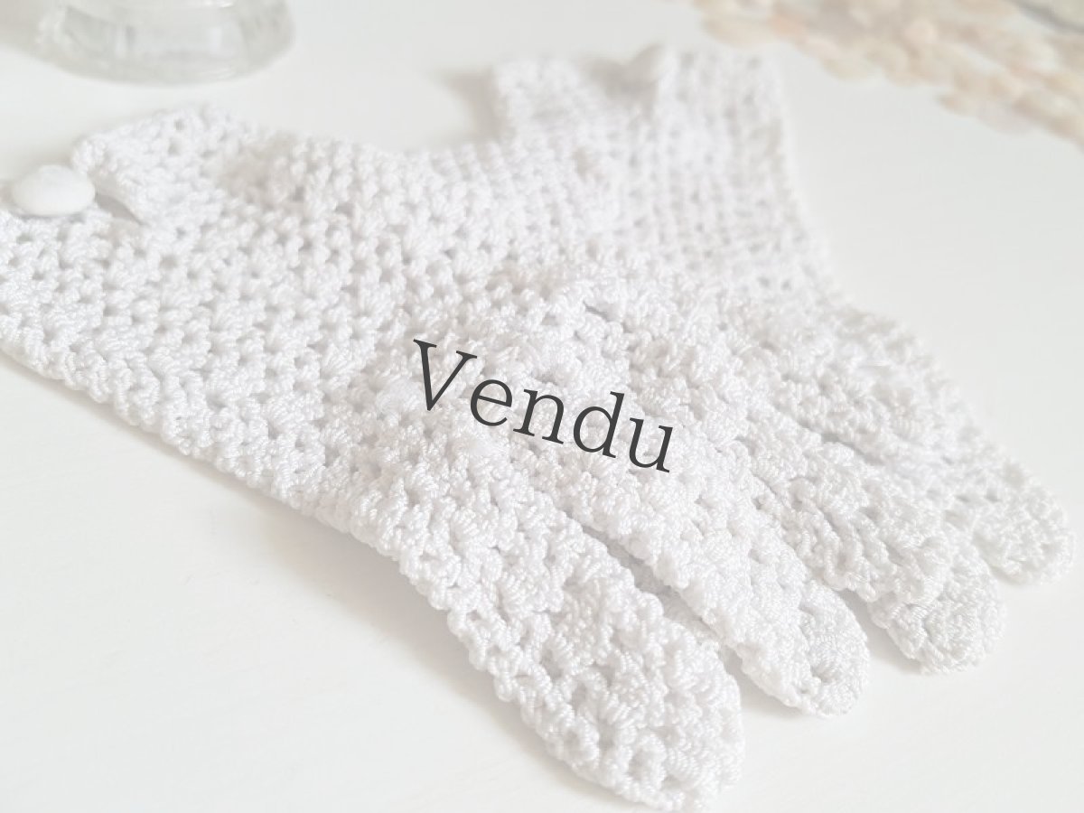 画像3: アンティーク　ちいさな手袋 (3)