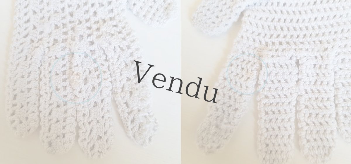 画像8: アンティーク　ちいさな手袋 (8)