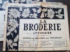 画像7: 1955年1月の刺繍新聞 LA BRODERIE LYONNAISE (7)