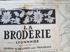 画像3: 1950年9月の刺繍新聞 LA BRODERIE LYONNAISE (3)