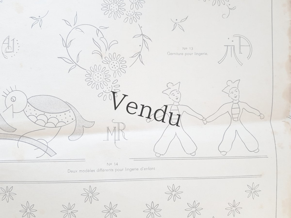 画像6: 1950年9月の刺繍新聞 LA BRODERIE LYONNAISE (6)