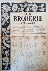 画像2: 1950年9月の刺繍新聞 LA BRODERIE LYONNAISE (2)