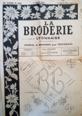 画像2: 1955年1月の刺繍新聞 LA BRODERIE LYONNAISE (2)