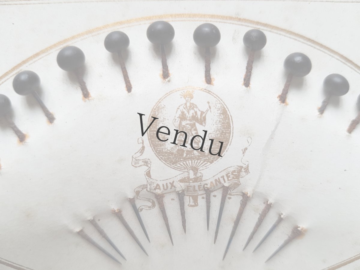 画像5: フランスアンティーク　美しい台紙のエパングルセット (5)