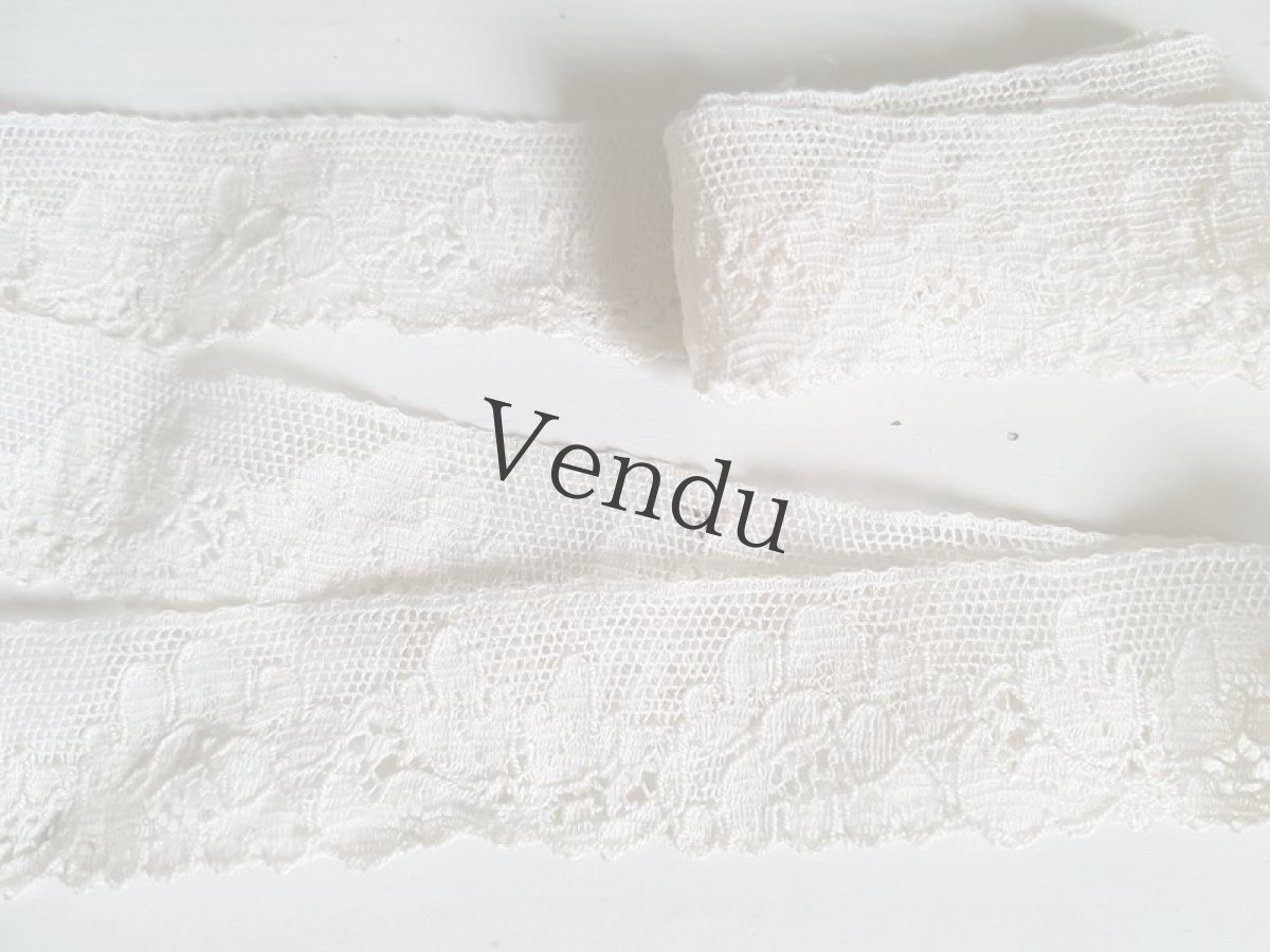 画像3: T様お取り置き品：フランスアンティーク　チュールレース (3)