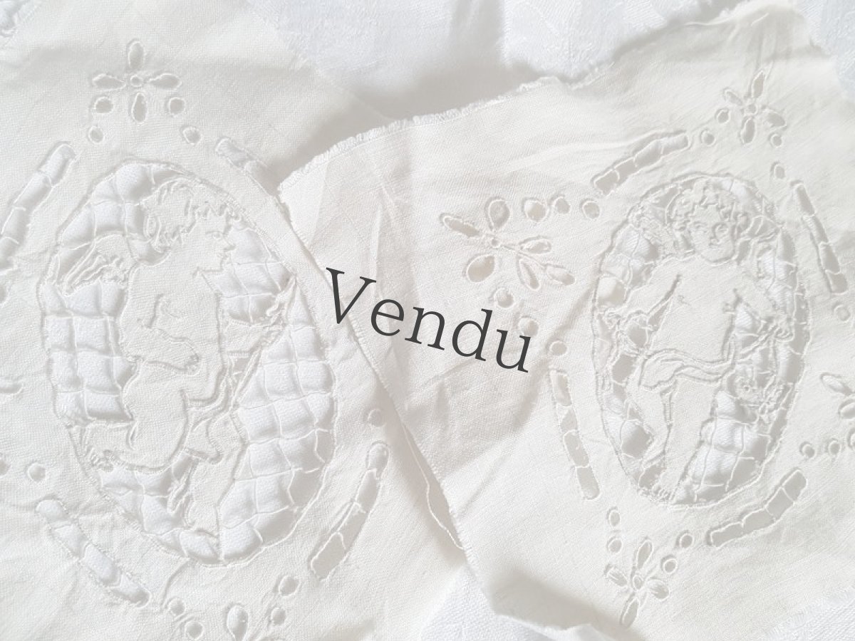 画像8: アンティーク　天使のカットワーク (8)