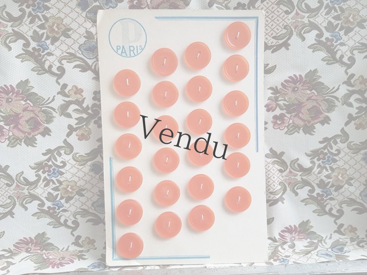 画像5: ヴィンテージ　レトロポップなボタンシート　オレンジ (5)