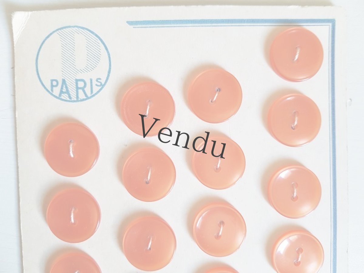 画像4: ヴィンテージ　レトロポップなボタンシート　オレンジ (4)