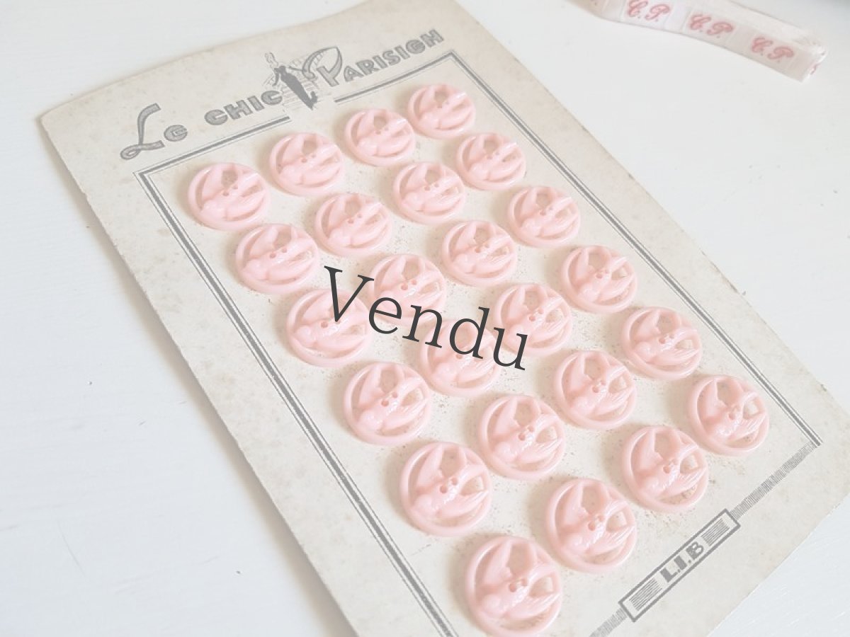 画像3: ヴィンテージ　ツバメのボタン L.I.B (3)