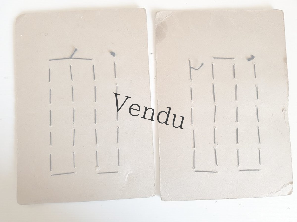 画像7: フランスアンティーク　シックなボタンシート L.I.B (7)