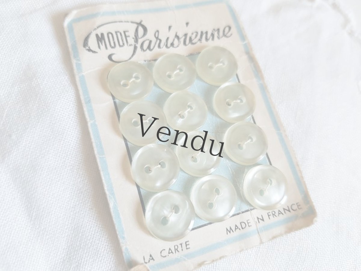 画像2: ヴィンテージ　ちいさなボタンシート (2)