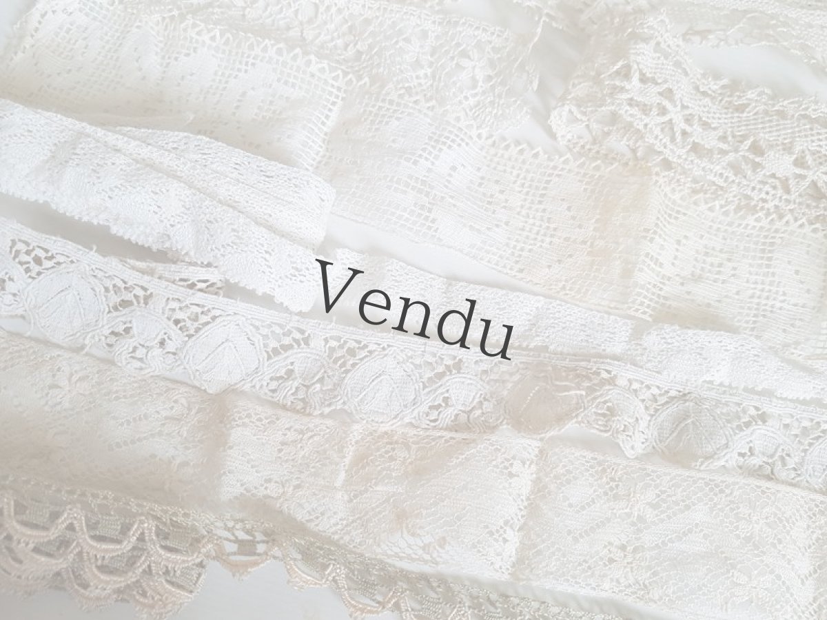 画像6: アンティーク　レースセット (6)