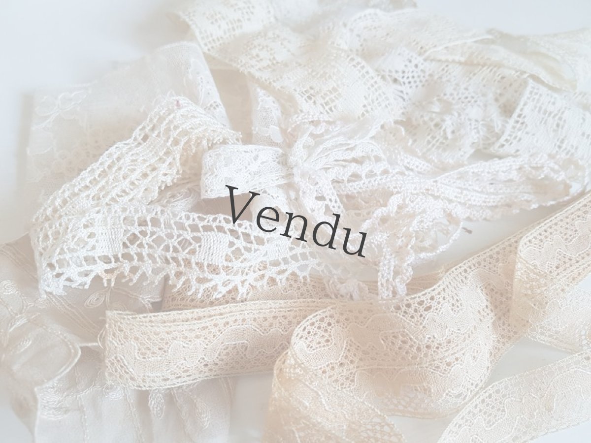 画像2: アンティーク　レースセット (2)