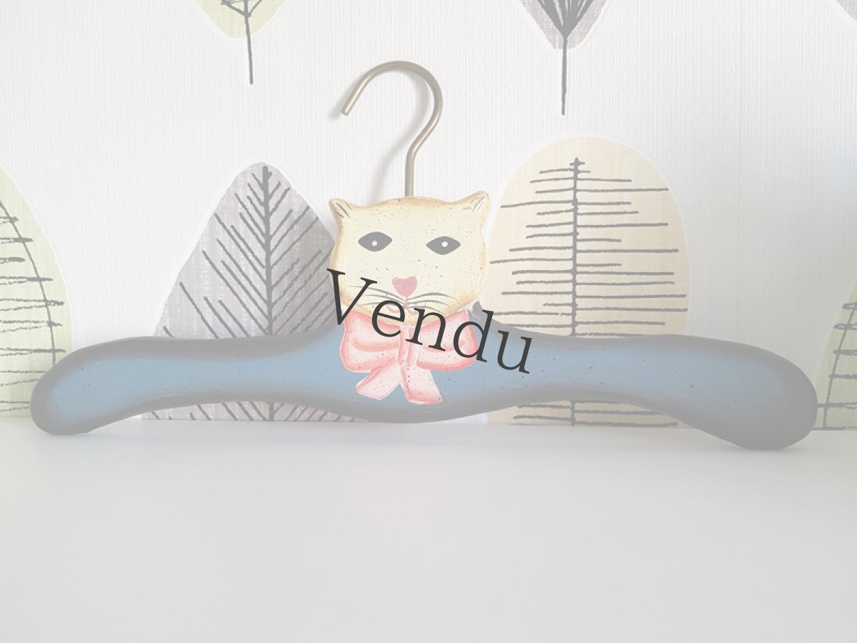 画像6: ヴィンテージ　ねこハンガー (6)