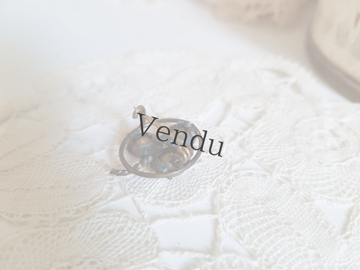 画像6: アンティーク　三つ葉のブローチ (6)