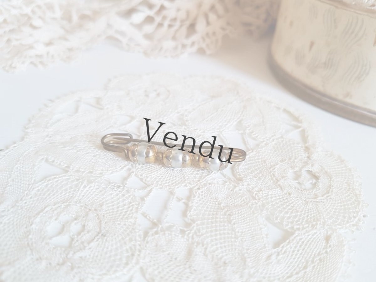 画像2: アンティーク　パールのブローチ (2)