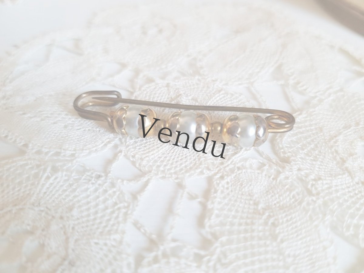 画像3: アンティーク　パールのブローチ (3)