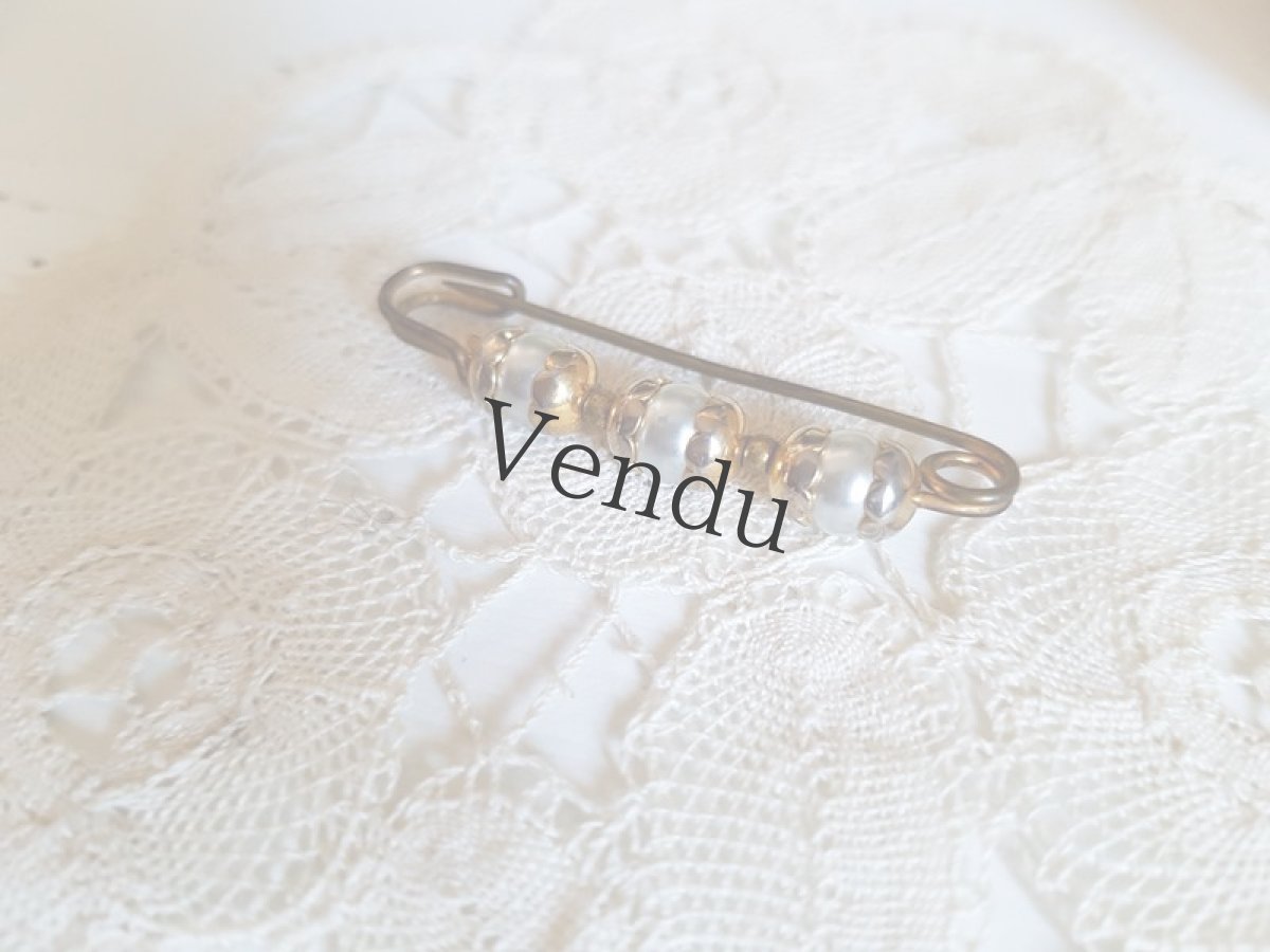 画像4: アンティーク　パールのブローチ (4)