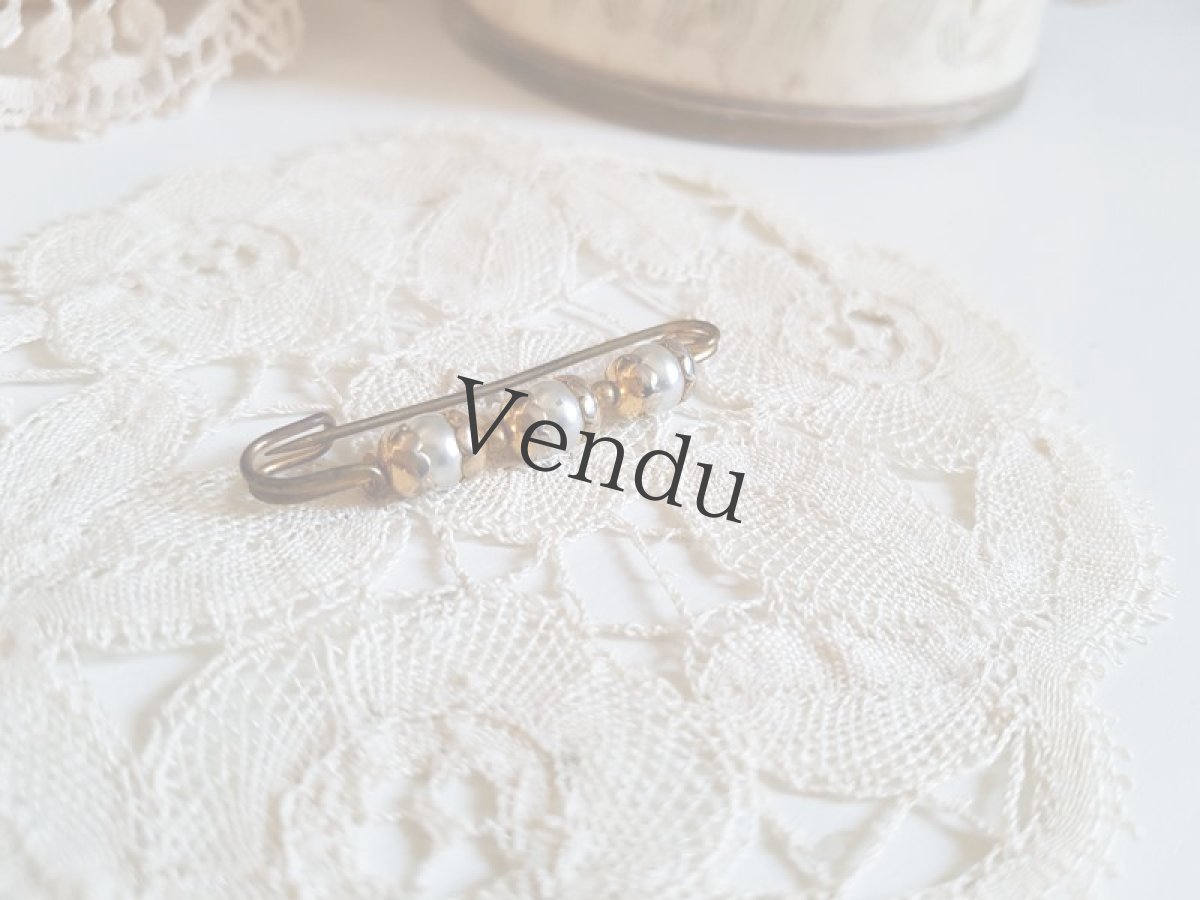 画像5: アンティーク　パールのブローチ (5)