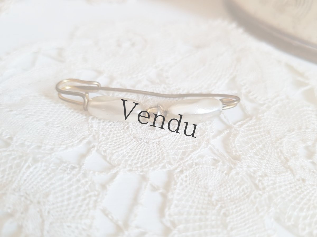 画像3: アンティーク　パールのブローチ (3)