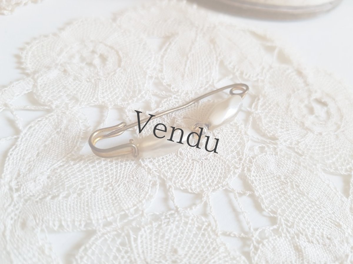 画像5: アンティーク　パールのブローチ (5)