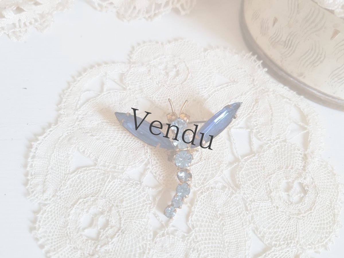 画像3: ヴィンテージ　蜻蛉のブローチ (3)