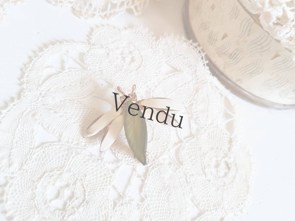 画像3: ヴィンテージ　蜻蛉のブローチ (3)