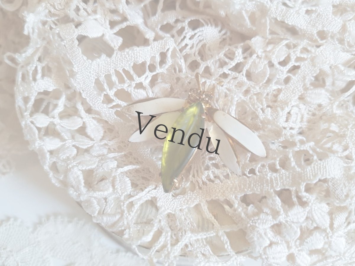 画像2: ヴィンテージ　蜻蛉のブローチ (2)