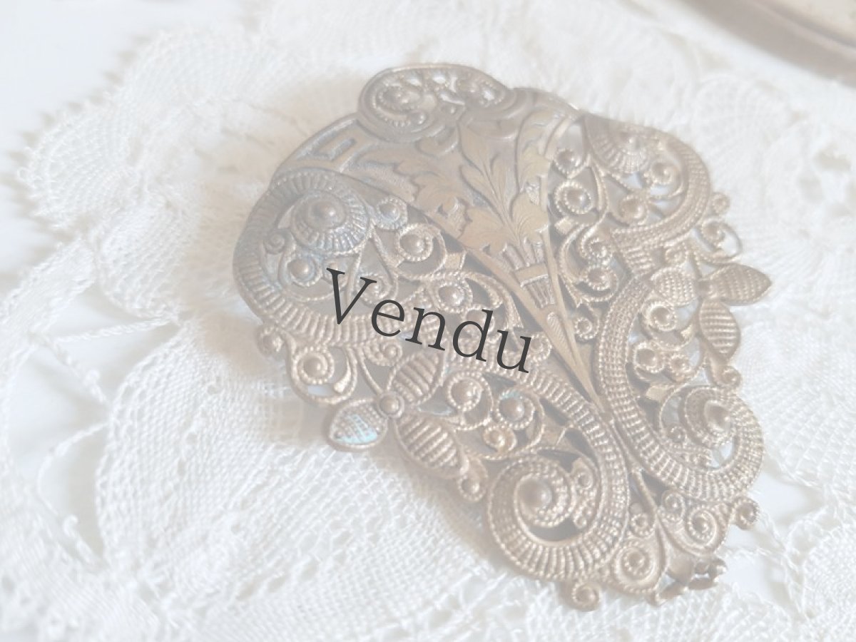 画像5: フランスアンティーク　真鍮製留め飾り (5)