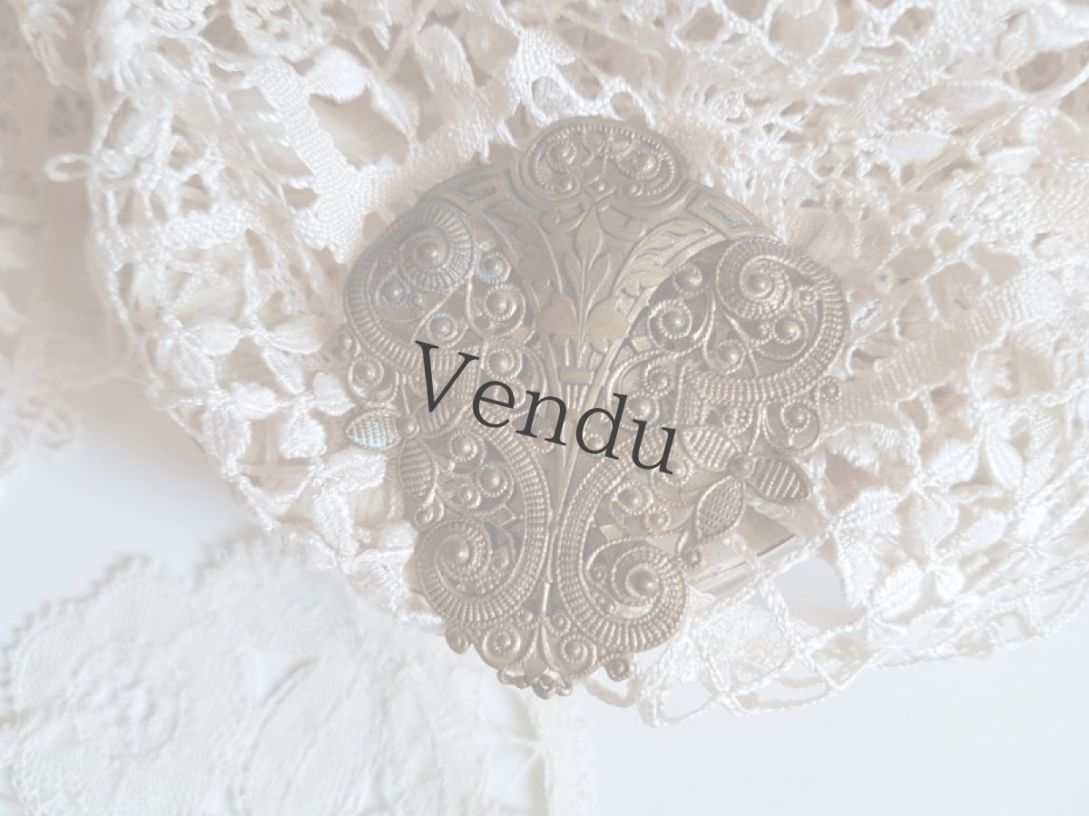 画像2: フランスアンティーク　真鍮製留め飾り (2)