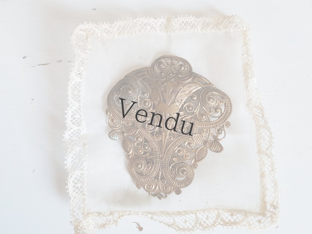 画像6: フランスアンティーク　真鍮製留め飾り (6)