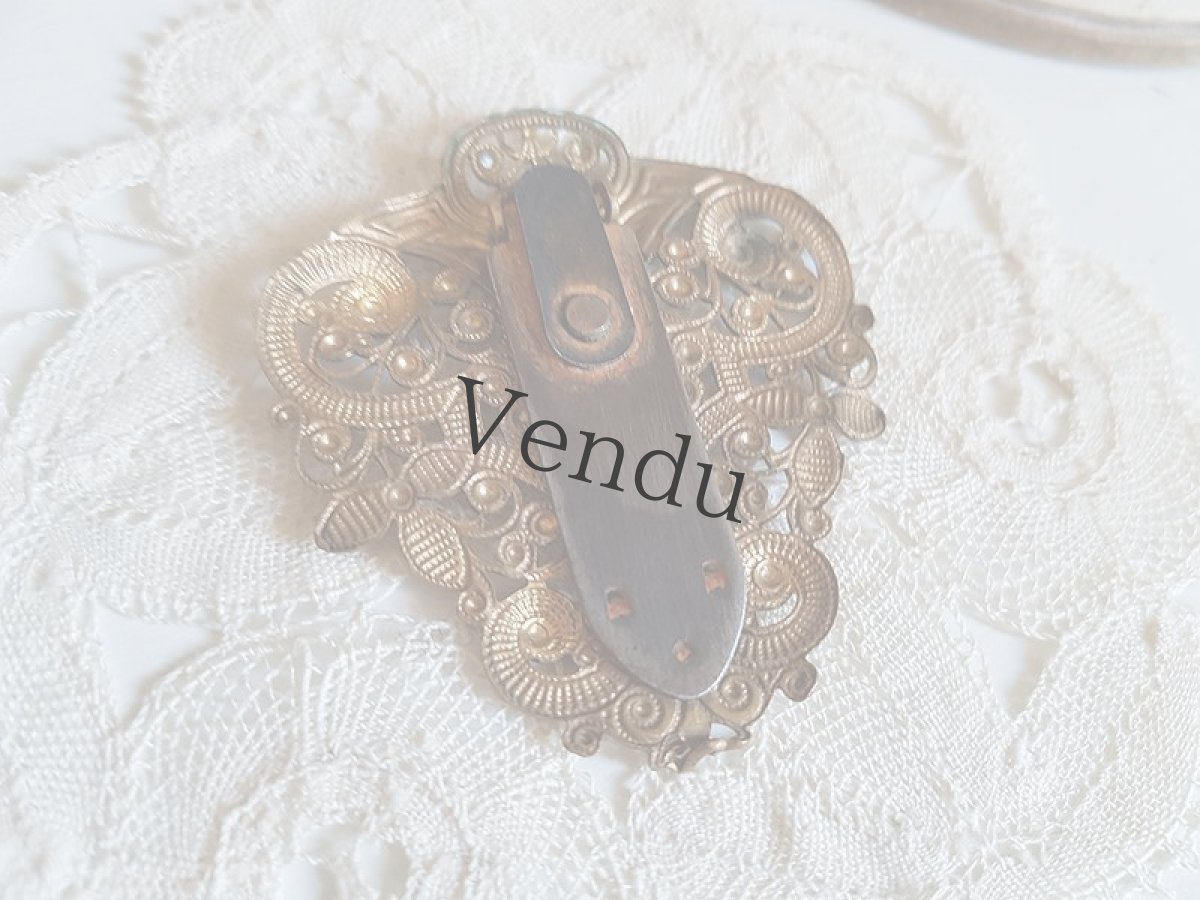 画像7: フランスアンティーク　真鍮製留め飾り (7)