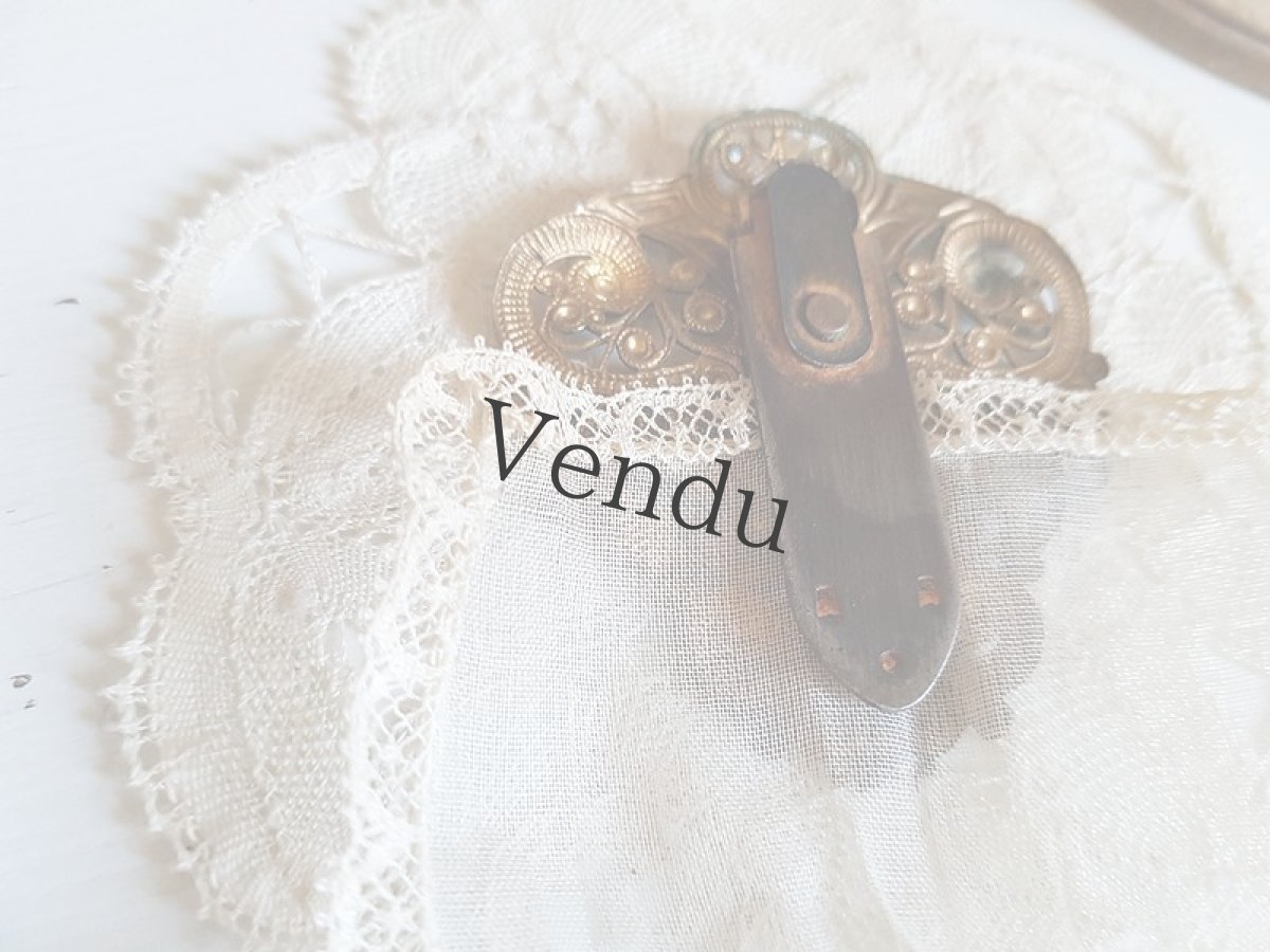 画像8: フランスアンティーク　真鍮製留め飾り (8)