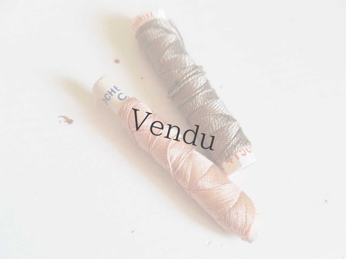 画像3: アンティーク　筒状糸巻き　２色セット (3)