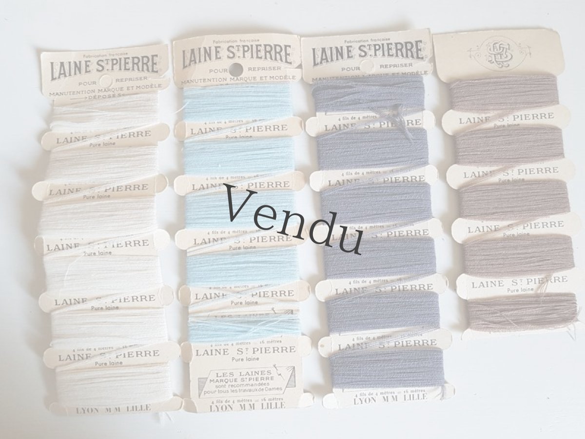 画像5: フランスヴィンテージ　紙製糸巻き LAINE St-PIERRE (5)