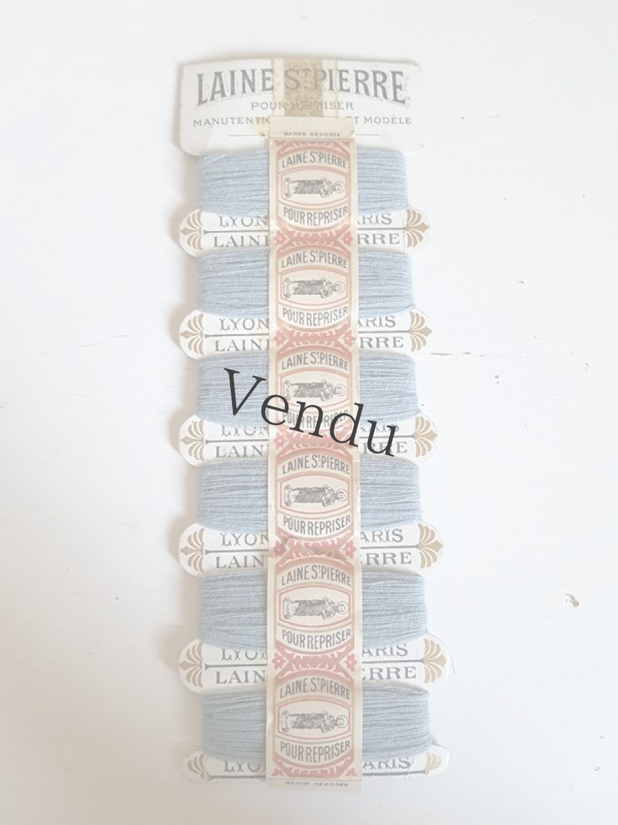 画像4: アンティーク　紙製糸巻き LAINE St-PIERRE (4)