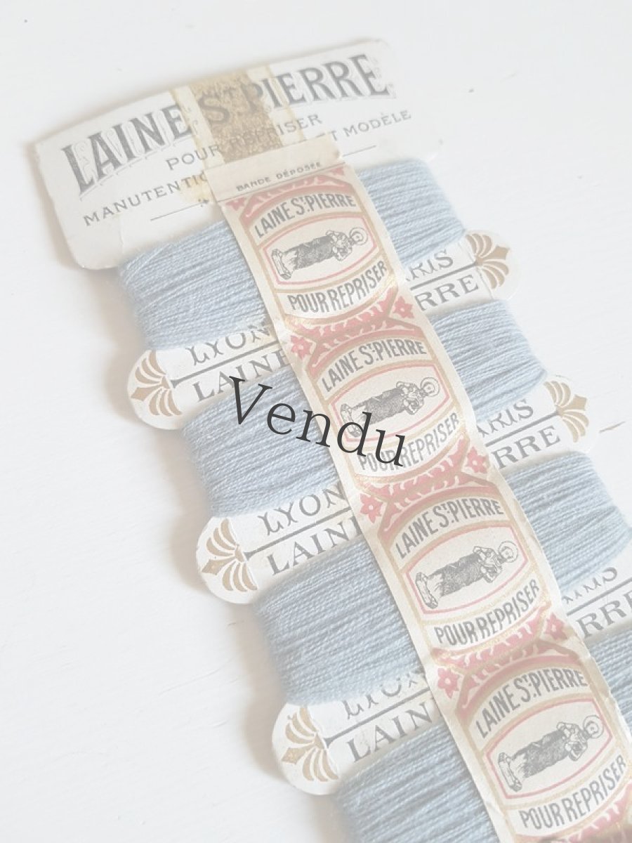 画像5: アンティーク　紙製糸巻き LAINE St-PIERRE (5)