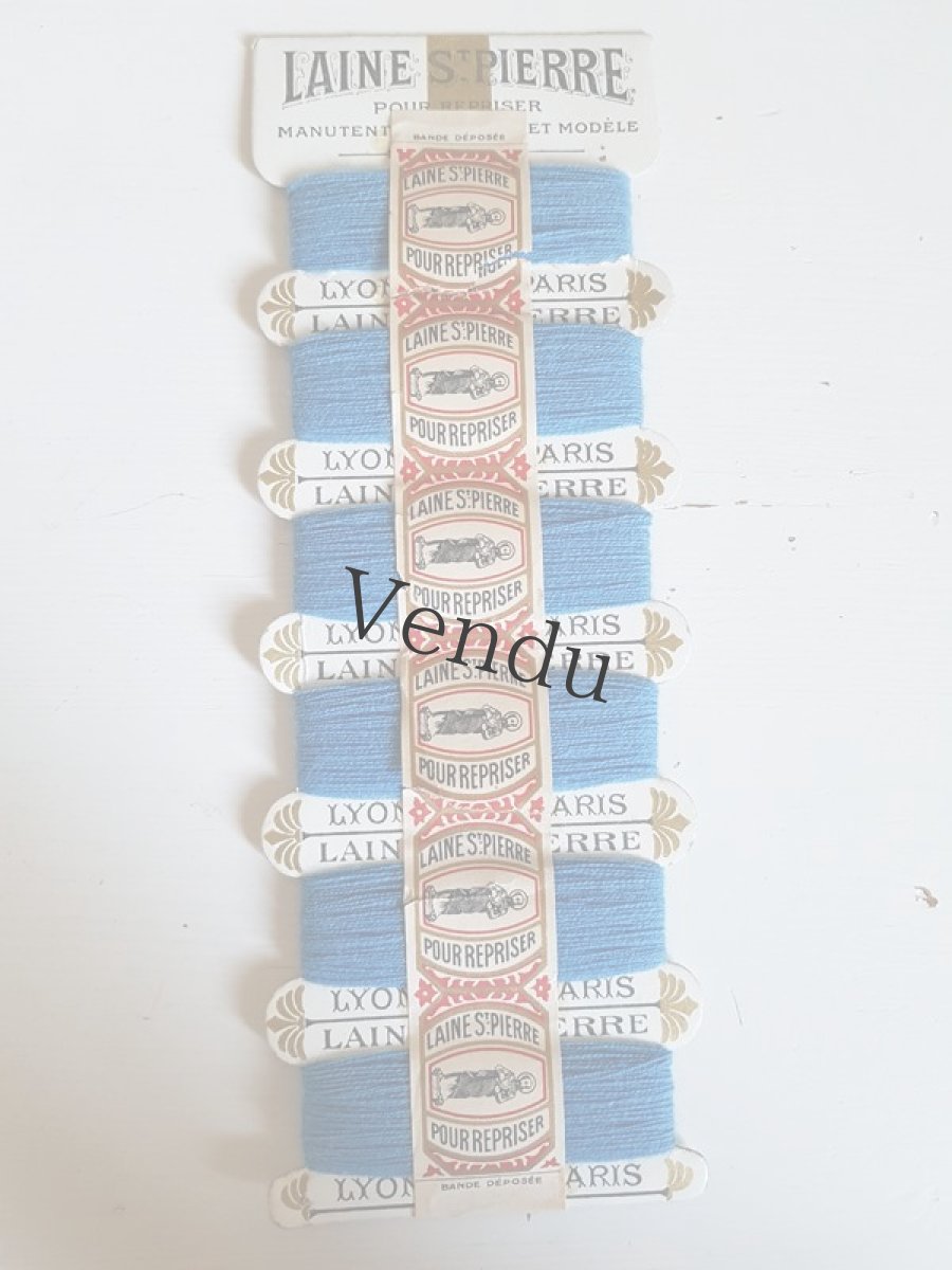 画像6: アンティーク　紙製糸巻き LAINE St-PIERRE (6)