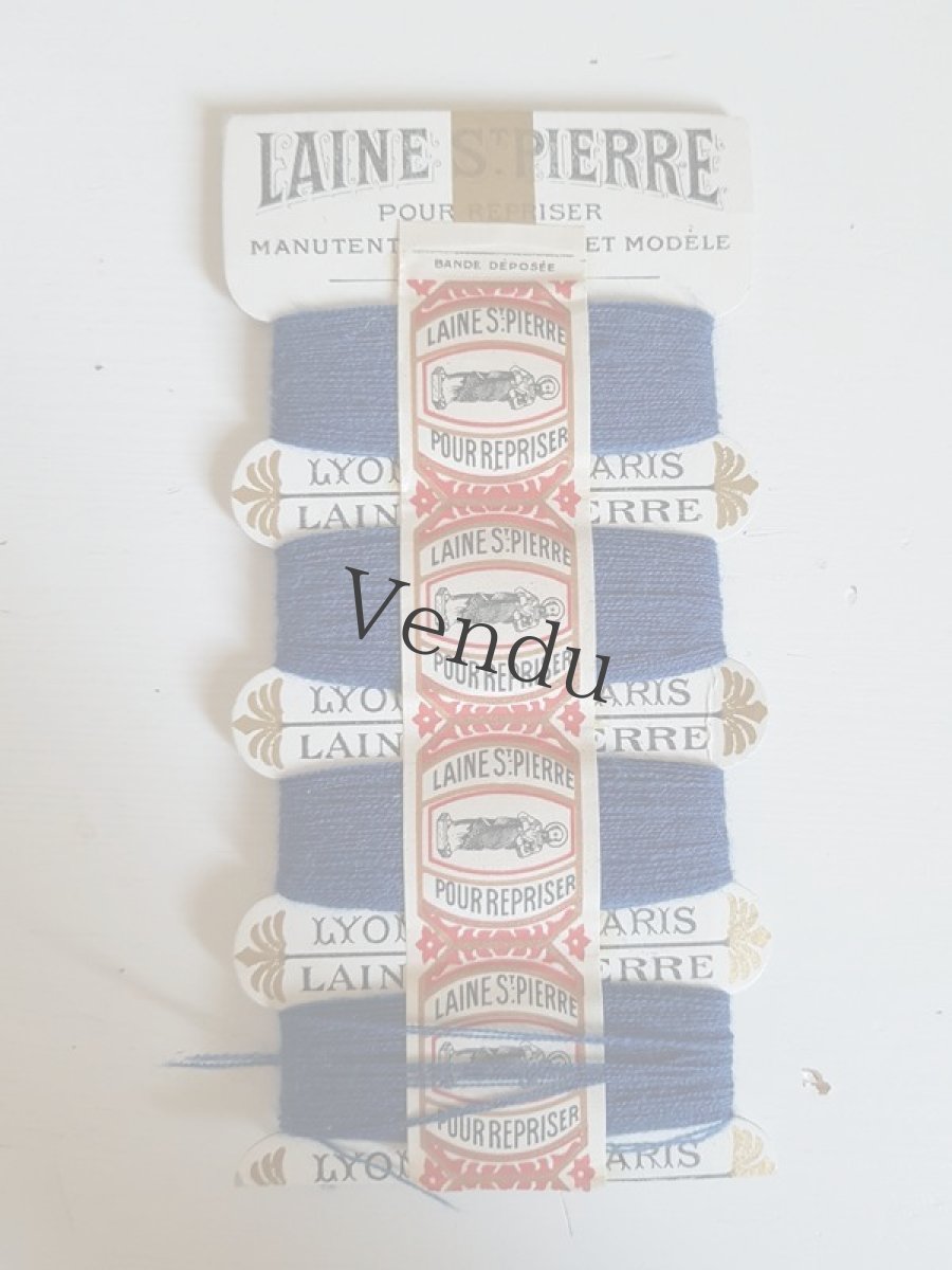 画像8: アンティーク　紙製糸巻き LAINE St-PIERRE (8)