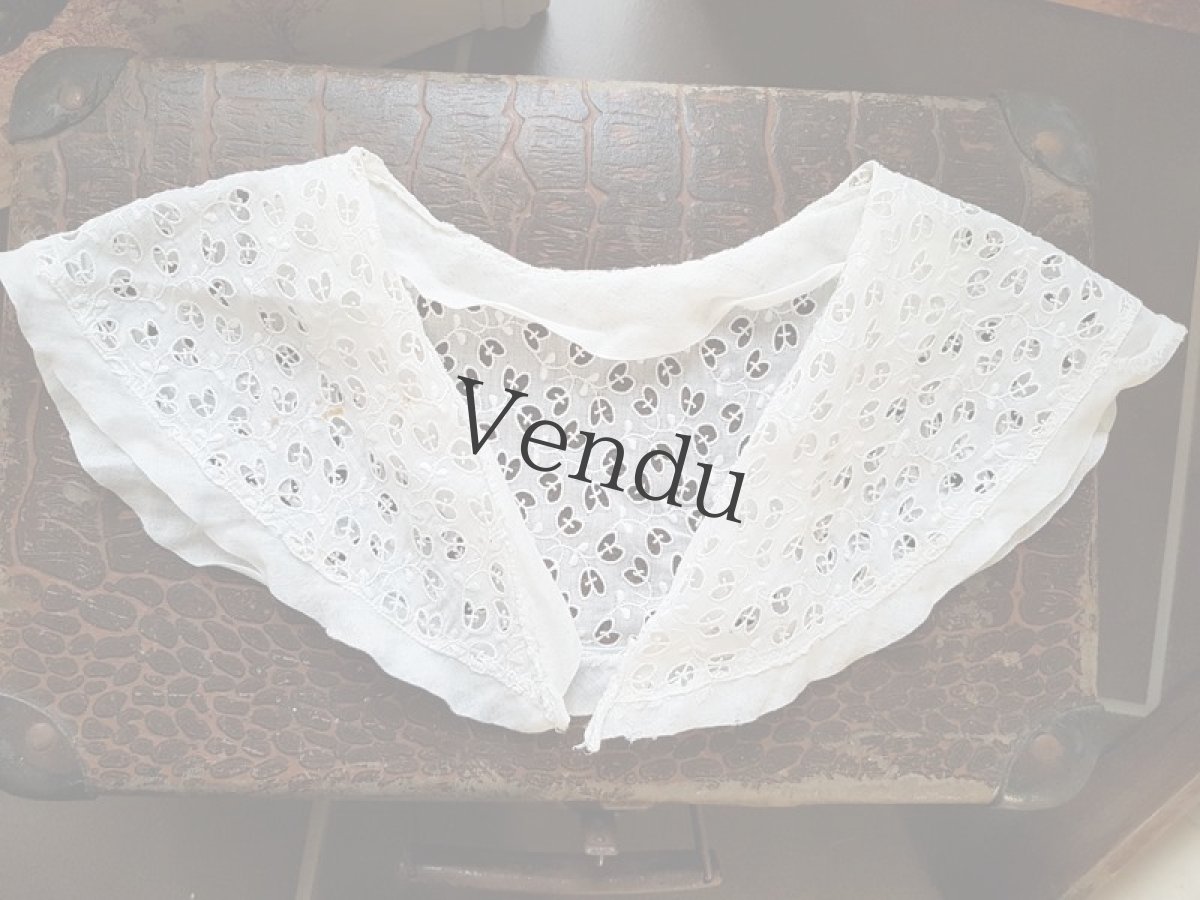 画像4: アンティーク　カットワークレース (4)