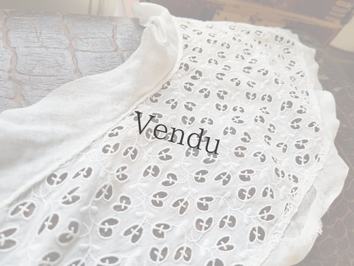 画像2: アンティーク　カットワークレース (2)