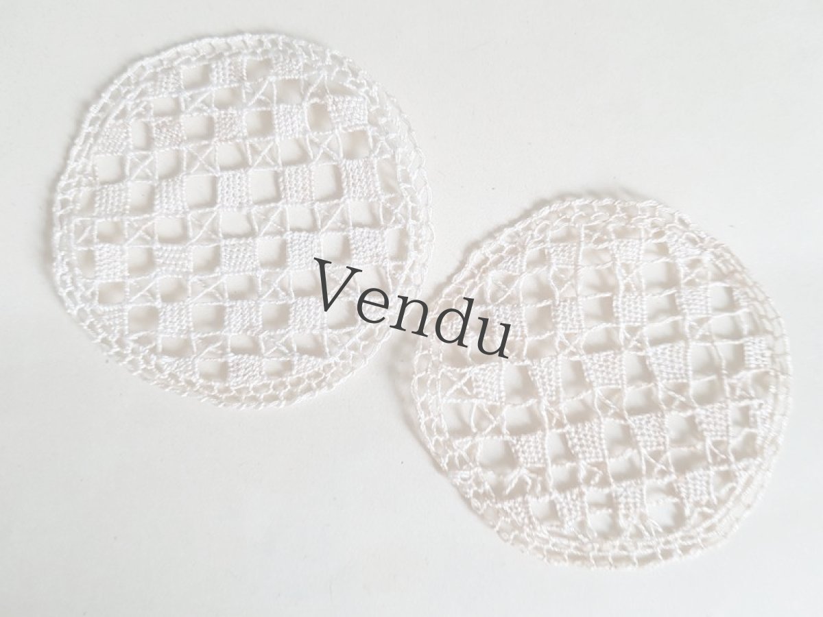 画像7: ヴィンテージ　レースのモチーフセット (7)