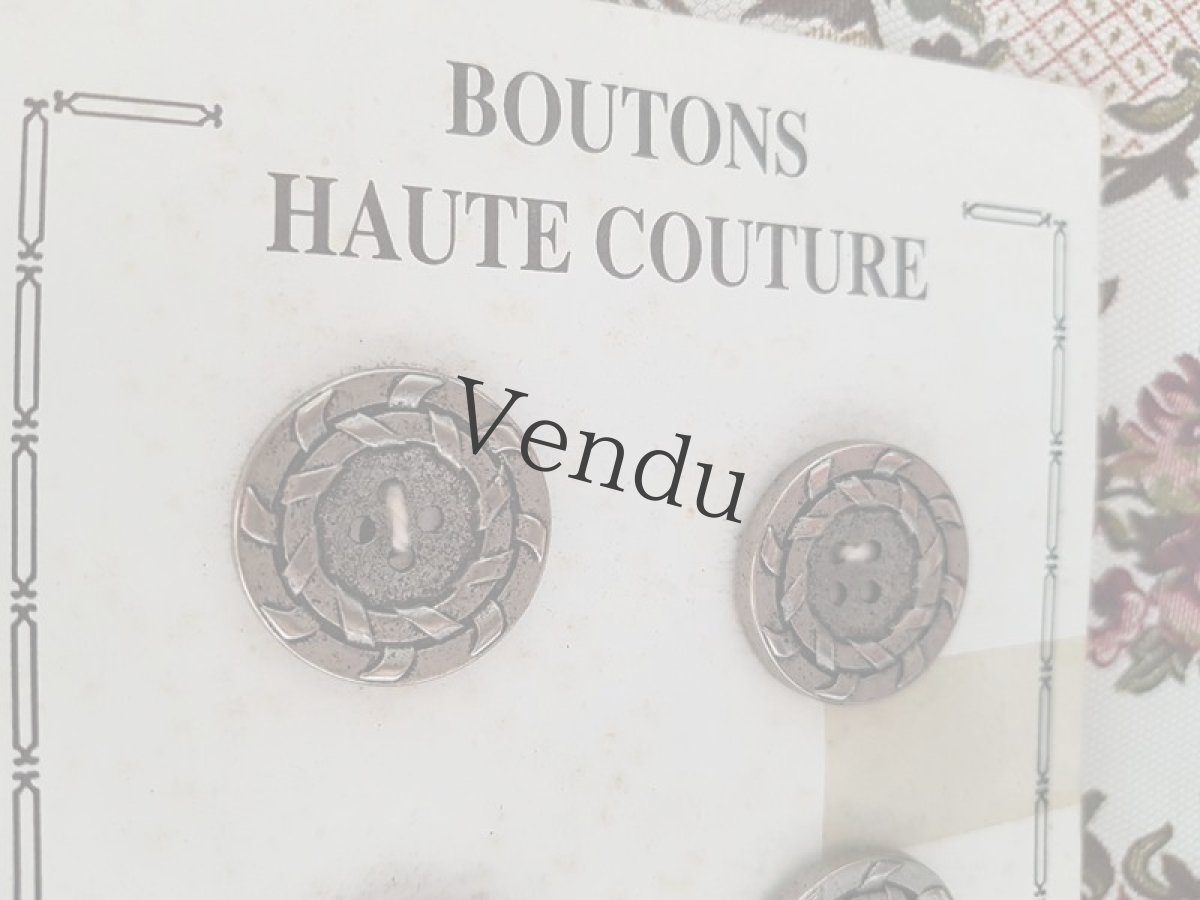 画像4: ヴィンテージ　メタルボタンシート25mm (4)