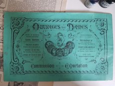 画像6: フランスアンティーク　SAJOU 刺繍アルファベット図案集 DESSINS DE BRODERIRS ALBAM No.451 (6)